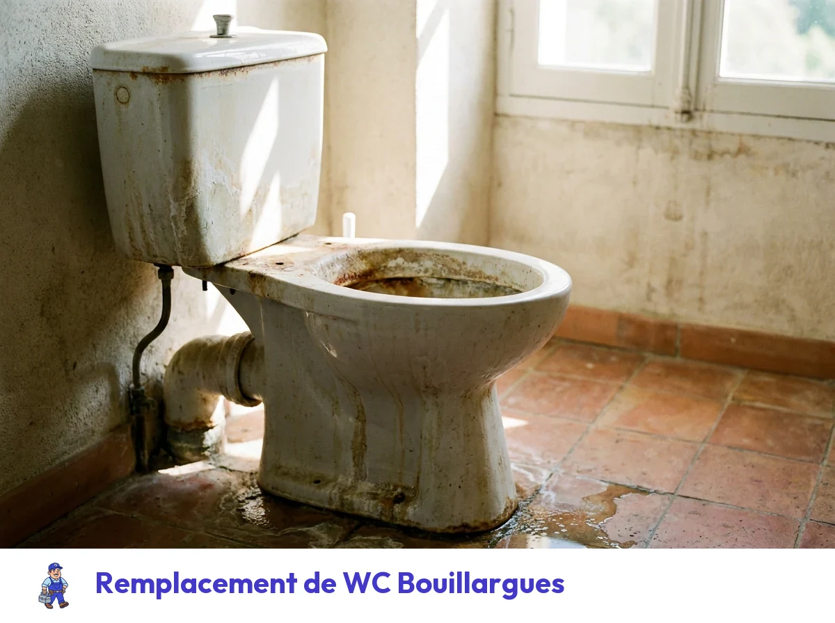 Remplacement de WC à Bouillargues