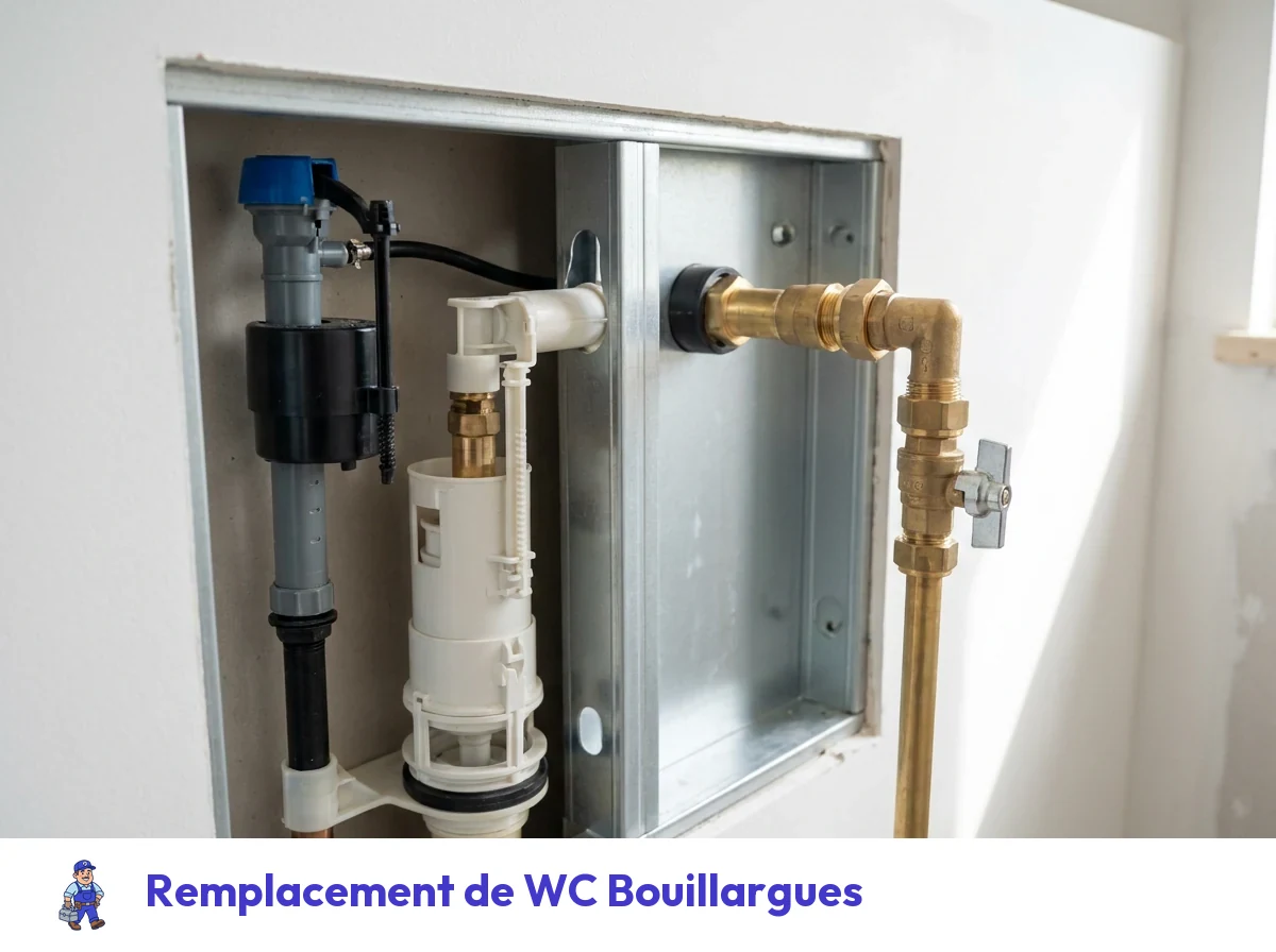 Remplacement de WC à Bouillargues